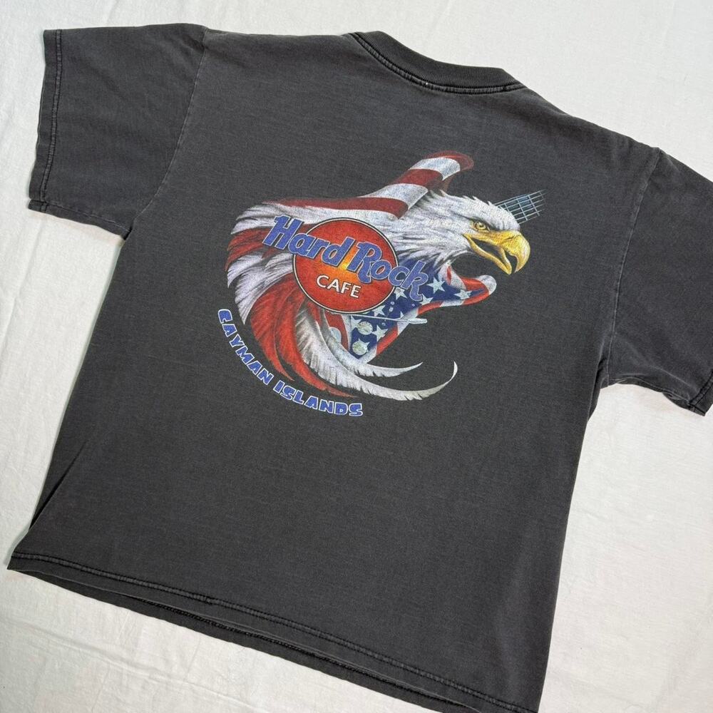 Vintage Hard Rock Cafe Eagle Guitar T-Shirt - L